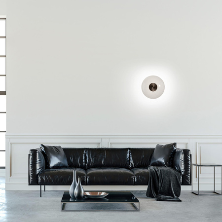 Szklany, ściemnialny kinkiet PURE VITRUM Brązowy (6082-34) - Paul Neuhaus