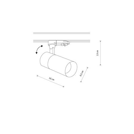 Oprawa do systemu szynowego CTLS TINOS LED 20W (10394) - Nowodvorski