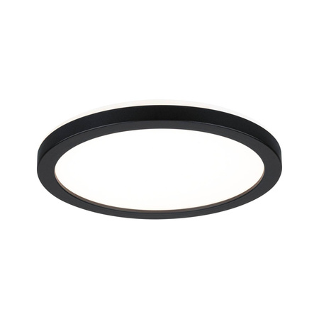 Plafoniera ATRIA SHINE LED Backlight 11.2W 850lm okrągła 190mm 3000K 230V czarny matowy / tworzywo sztuczne (PL70997) - PAULMANN