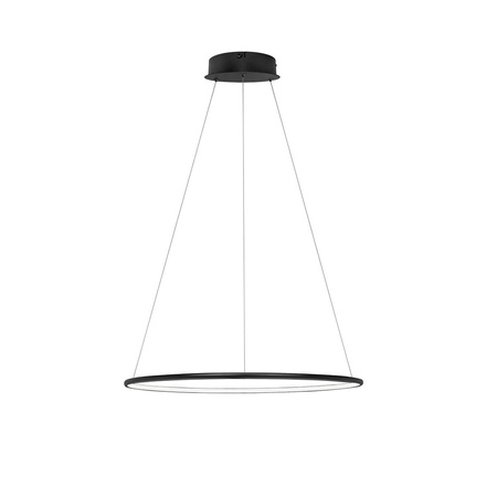 Lampa wisząca Ledowe Okręgi No.1 40cm3k 21W czarna (LA073/P_40_in_3k_21W_black) - ALTAVOLA DESIGN