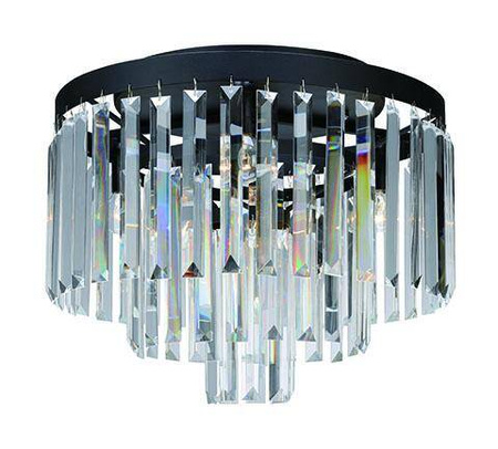 VENTIMIGLIA Plafon 4L 42cm Czarny/MC