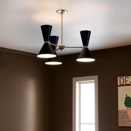 Żyrandol Phix - 6 źródeł światła - Szampański brąz (KL-PHIX-3-CBB) - Elstead Lighting