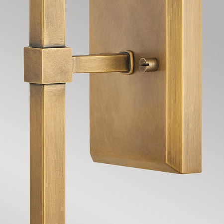 Kinkiet Moore - 1 źródło światła - Klasyczny mosiądz (HK-MOORE-WB1-HB) - Elstead Lighting