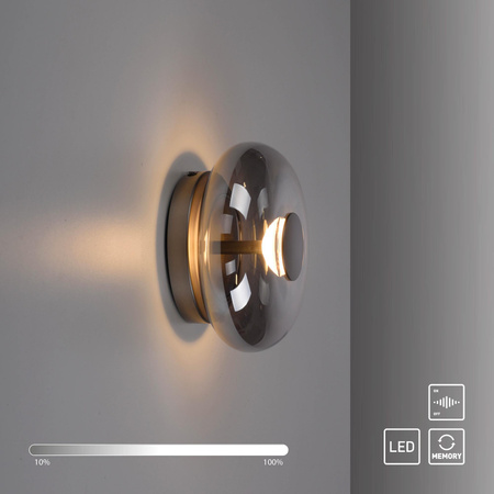 POSH KINKIET/LAMPA SUFITOWA SZARA (15696-15) - Paul Neuhaus