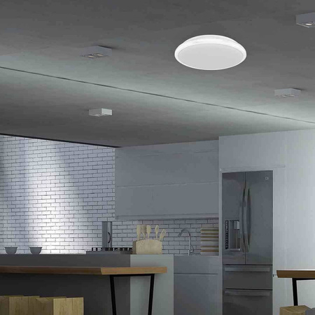 Plafon TERMA WHITE 18W LED IP44 ?280 mm (ML6401) - Milagro