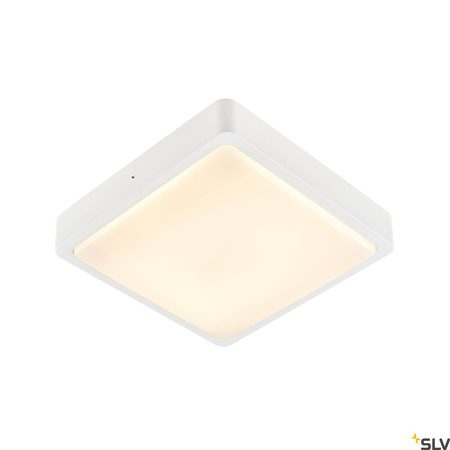 AINOS SQUARE, lampa ścienna i sufitowa natynkowa LED outdoor, kolor biały, przełącznik CCT, 3000/4000K (1003449) - SLV