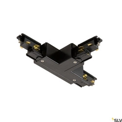 S-TRACK DALI, złącze T, regulowana, lewa, z możliwością zasilania, kolor czarny (1007818) - SLV