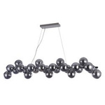 Lampa wisząca Cabella (PND-5252-A-25-CH-SMK) Italux