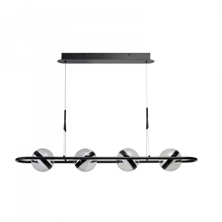 Ozdobna lampa nad wyspę kuchenną ASTRID 4 PENDANT BK (AZ6892) Azzardo