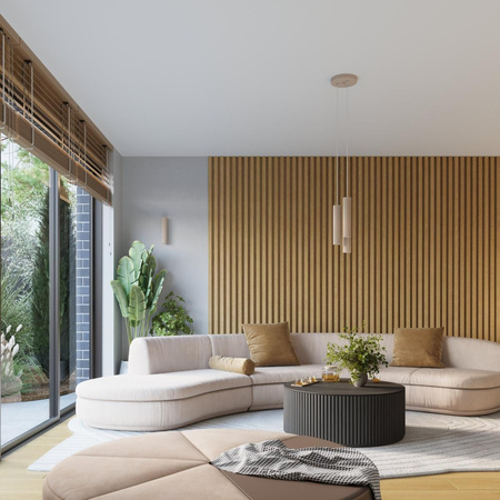 Plafon KARBON 4 taupe (SL.1769) - Sollux Lighting