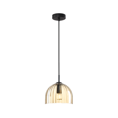 PENDANT LIGHT 1XE14 GLASS CHAMPAGNE (22114 Zambelis) - Zambelis
