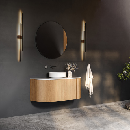 Kinkiet FLASH BLACK WOOD LED (6628) - TK Lighting