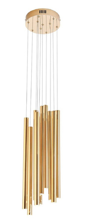 Lampa wisząca ORGANIC złoto szczotkowane (P0524D) - MAXLIGHT