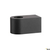 FITU CUBE, wewnętrzna lampa ścienna natynkowa, E27, czarna (1004738) - SLV