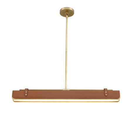 Ekskluzywna lampa ledowa Valise skóra koniakowa (QN-VALISE-LP80-VBS-CL) - Quintiesse