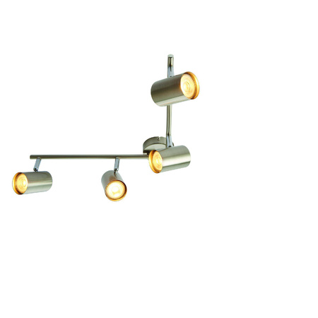 Lampa sufitowa Arezzo 4lt bar satin 7W (73689) - Saxby