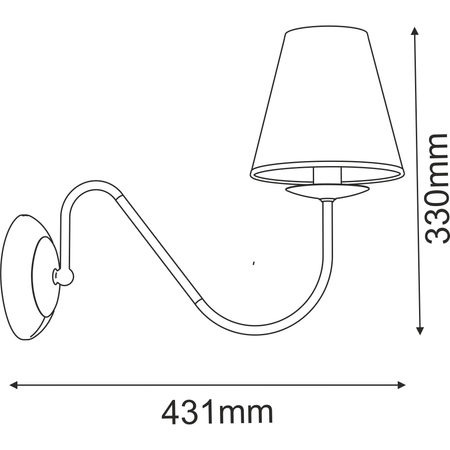 Kinkiet Deria K - Platyna   (4011) - Amplex
