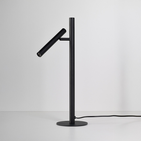 Czarna lampa stołowa z wyłącznikiem dotykowym TROST TABLE BK (AZ6801) Azzardo