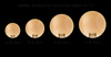 Zestaw 15 kloszy BUBBLES Szkło SHADES SET 10 AMBER  (AZ6454) - Azzardo