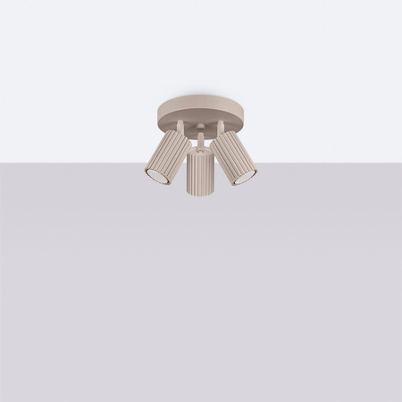 Plafon KARBON 3P taupe (SL.1768) - Sollux Lighting