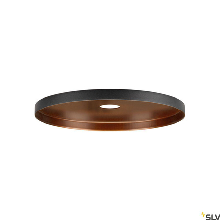 LALU® PLATE 22,Klosz, Mix&Match, wys.: 1,5 cm, czarny (1007547) - SLV