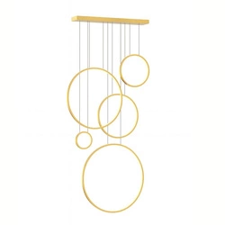 Lampa wisząca Saturno Gold 100W LED mezzanine (ML2325) - Milagro