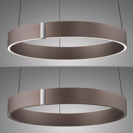 Lampa wisząca z płynną regulacją wysokości PURE E-CLIPSE METALICZNY BRĄZ (2560-34) - Paul Neuhaus