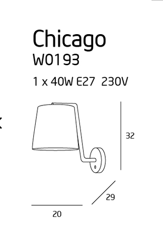 KInkiet Chicago kol. Chrom (W0195) Maxlight