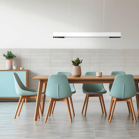 Lampa wisząca Cali M LED CCT Tuya biała (LP-1301/1P M WH Smart) - Light Prestige