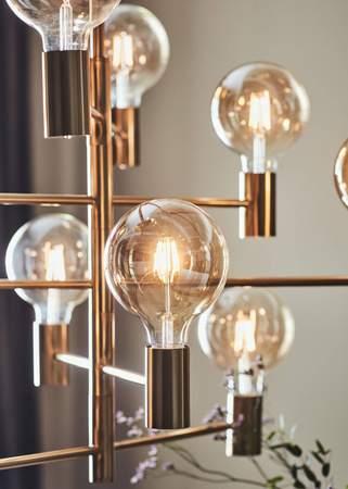 PARIS Wisząca 10L Ciemny Mosiądz