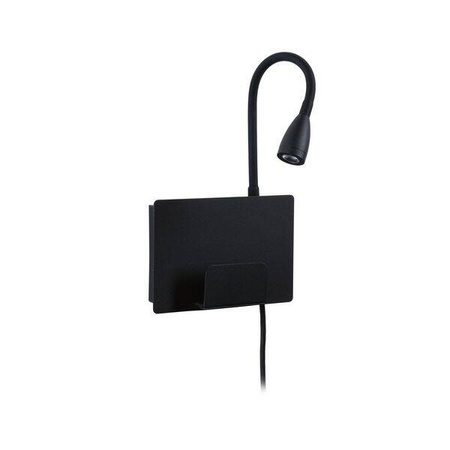 Oprawa ścienna HALINA LED USB-C czarny mat (PL71101) - PAULMANN