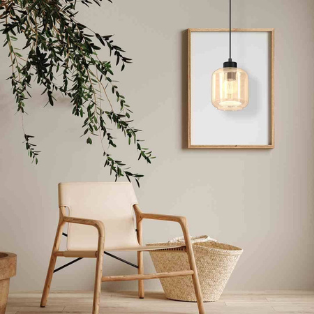 Lampa wisząca SOMBRA AMBER 1xE27 (MLP8370) - Milagro