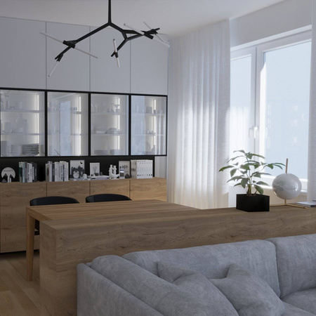 Lampa wisząca STICKS-6 (ST-1001-6 black) - Step into Design