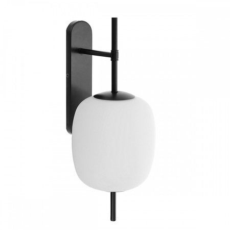 EPLI MINI W czarna lampa ścienna / kinkiet z podwyższoną szczelnością IP44 (EMK120S0) - Ummo