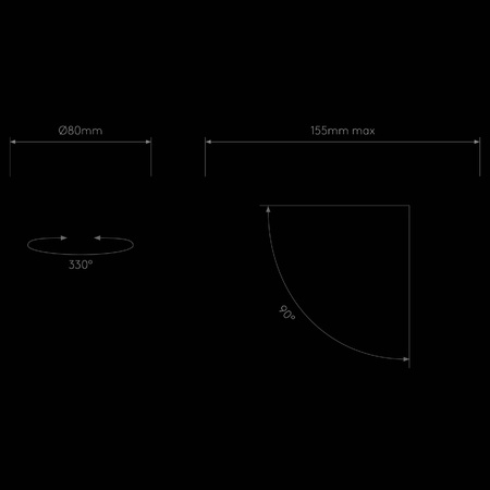 Kinkiet Enna Surface LED (1058225) - Astro Lighting