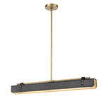 Ekskluzywna lampa ledowa Valise skóra smokingowa (QN-VALISE-LP80-VBS-TL) - Quintiesse