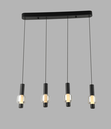 RONDA Lampa wisząca czwórka prosta (7224-0410) - Aviano Lighting