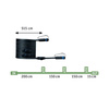 Reflektor ogrodowy Plug & Shine PIKE zestaw 3x4,5W RGBW SH Zigbee IP67 24V antracyt / tworzywo sztuczne (PL94284) - PAULMANN