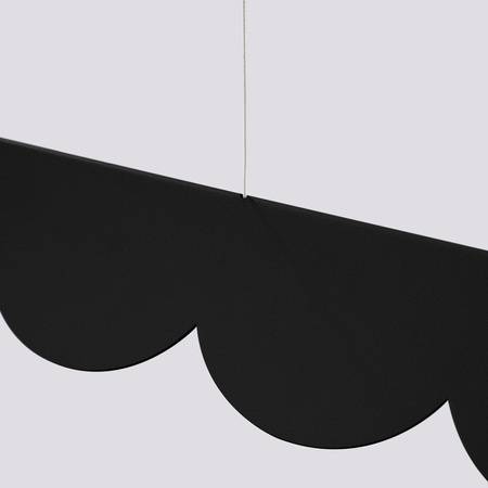 Lampa wisząca BISCUIT czarna LED 4000K (TH.654) - Thoro Lighting