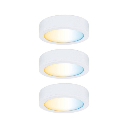 Clever Connect zestaw startowy Disc 3x2W 24W DC 2700-6500K 12V Biały Mat/Tworzywo sztuczne (PL99975) - PAULMANN