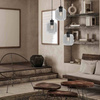 Lampa wisząca SOMBRA SMOKED 3xE27 (MLP8375) - Milagro