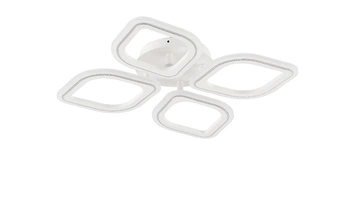 ILLUMIA LAMPA SUFITOWA BIAŁA-CHROM/WHITE-CHROME (MS236040R-WH) - Zuma Line