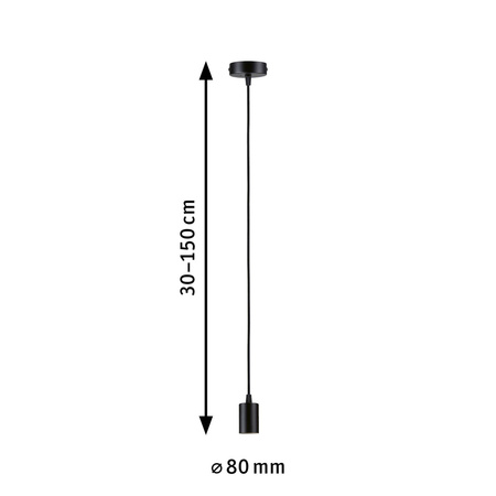 Lampa sufititowa RAVI E27 max.60W IP44 230V czarny matowy / złoty / metal (PL71134) - PAULMANN