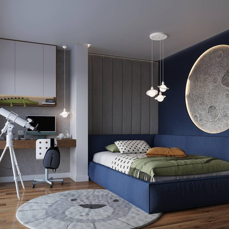 Lampa wisząca HYPERION 3P biały (SL.1357) - Sollux Lighting