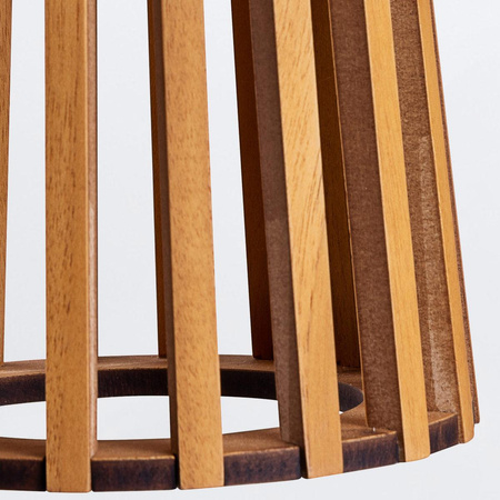 Lampa stołowa Slatted (QN-SLATTED-TL-TEAK) - Quintiesse