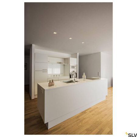 VERLUX, lampa wpuszczana, LED, 3000K, kolor biały matowy, D/S/G 8,5/8,5/4,5 cm, 10W (112682) - SLV