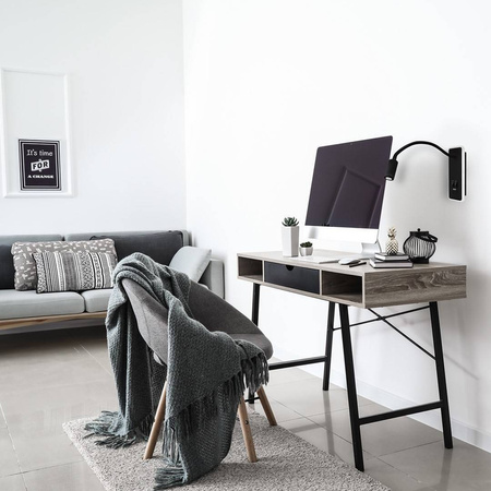 Lampka nocna BASE 8W+2W BLACK (ML63500) - Milagro