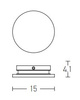 WALL LAMP LED 7.5W 3000K (20271 Zambelis) - Zambelis