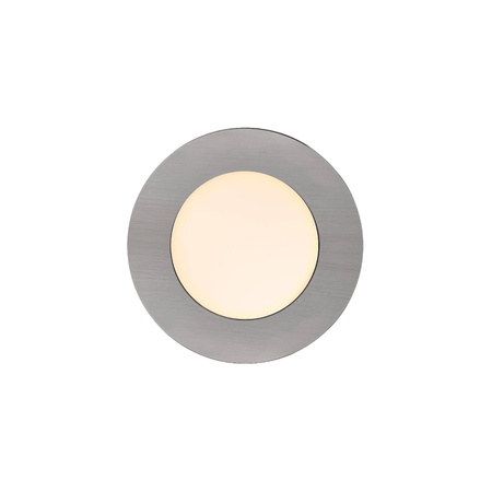 Oprawy podtynkowe LEONIS Nordlux LED  Tworzywo sztuczne Szczotkowany nikiel