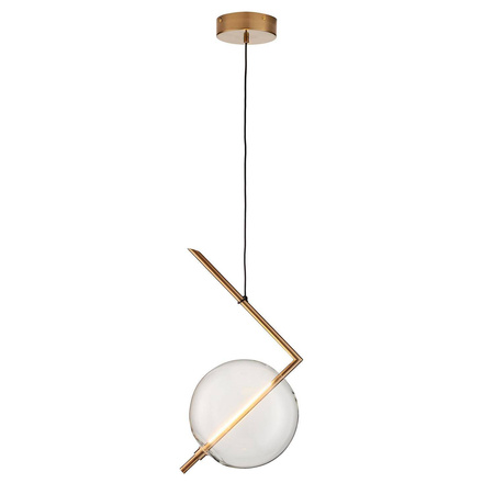 Lampa wisząca AMORE- 1 złota 24 cm (ST-8869P-1) - Step into Design